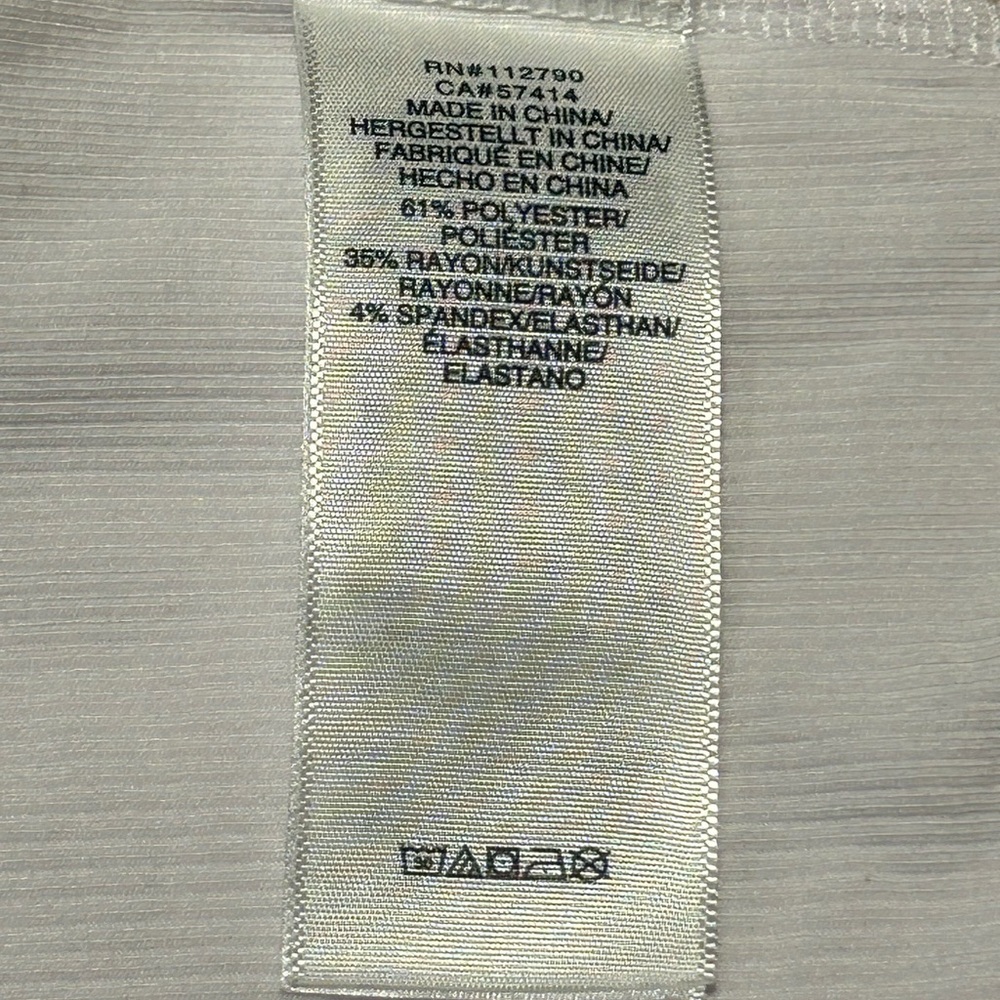 True Religion White Ribbed Tank Top - Size M - Picture 6 of 6